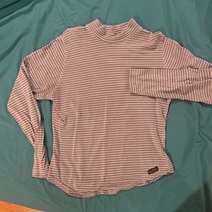 Gramicci Mock Neck Striped Shirt XL